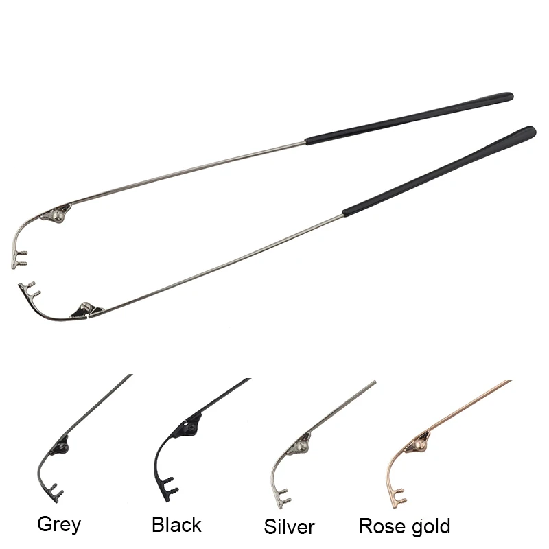 1pair(2pcs) Rimless Metal Glasses Temple Eyewear Repair Temple Replacement T025#