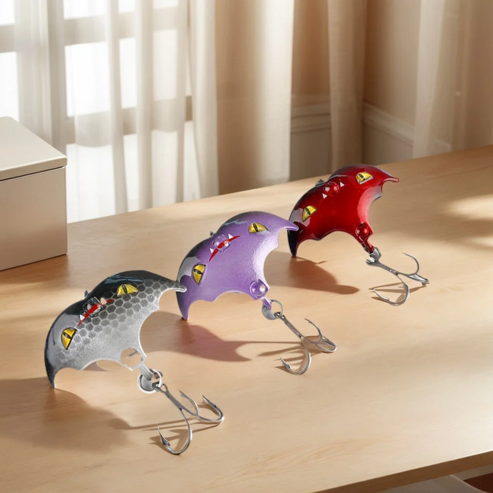 5 قطعة/صندوق الصيد السحر بيونيك الخفافيش الطعوم الاصطناعي الطعم سويم الصيد الطعوم الصيد والعتاد