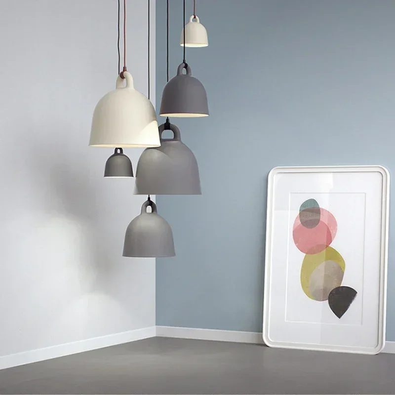

Nordic Minimalist Pot Lid Chandelier Led Restaurant Bar Pendant Lights Lustre Dining Room Home Decor Loft Bedroom Bedside Lamp