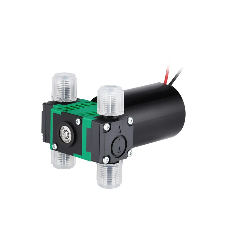 600mLPM Double Heads 6bar High-pressure Diaphragm Water Pump Mini Liquid Pump Self-priming Pump For IVD