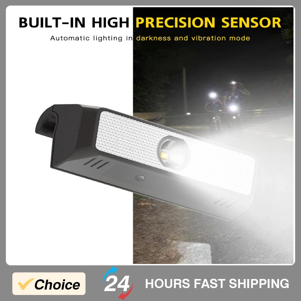 

Waterproof Solar Panel Bike Front Light Automatic Generation Bicycle Head Light Intelligent Induction LED Cycle Light for Cycle