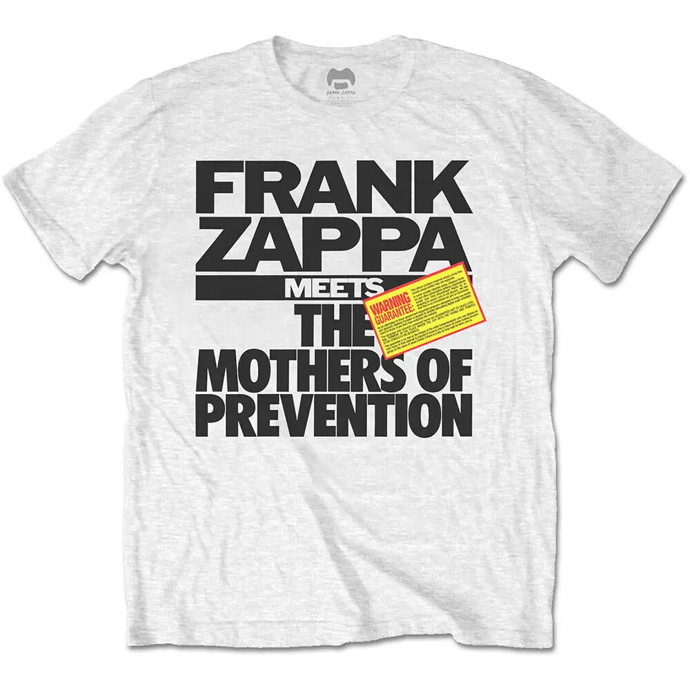 Frank Zappa \'The Mothers Of Prevention\' (White) T-Shirt - NEW & OFFICIAL!