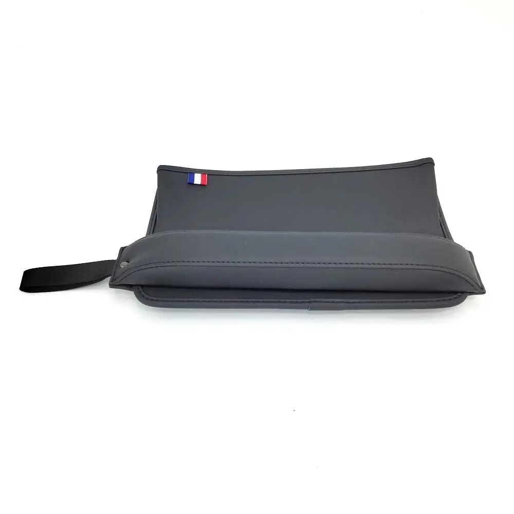1PC Car Console Side Seat Gap Filler Storage Box PU Leather Front Seat Organizer