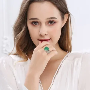 10 Main Sales Emerald Ring - №8