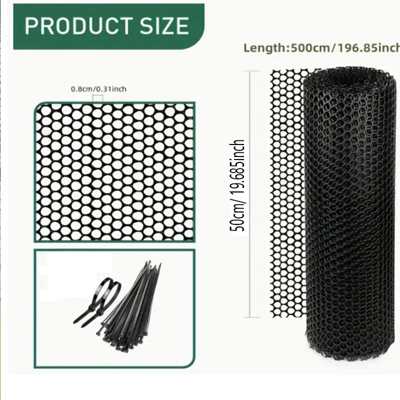 0.8mm Mesh PE Balcony Net Durable Protection for Your Outdoor Space Balcony Protective Net Is Clean and Efficient