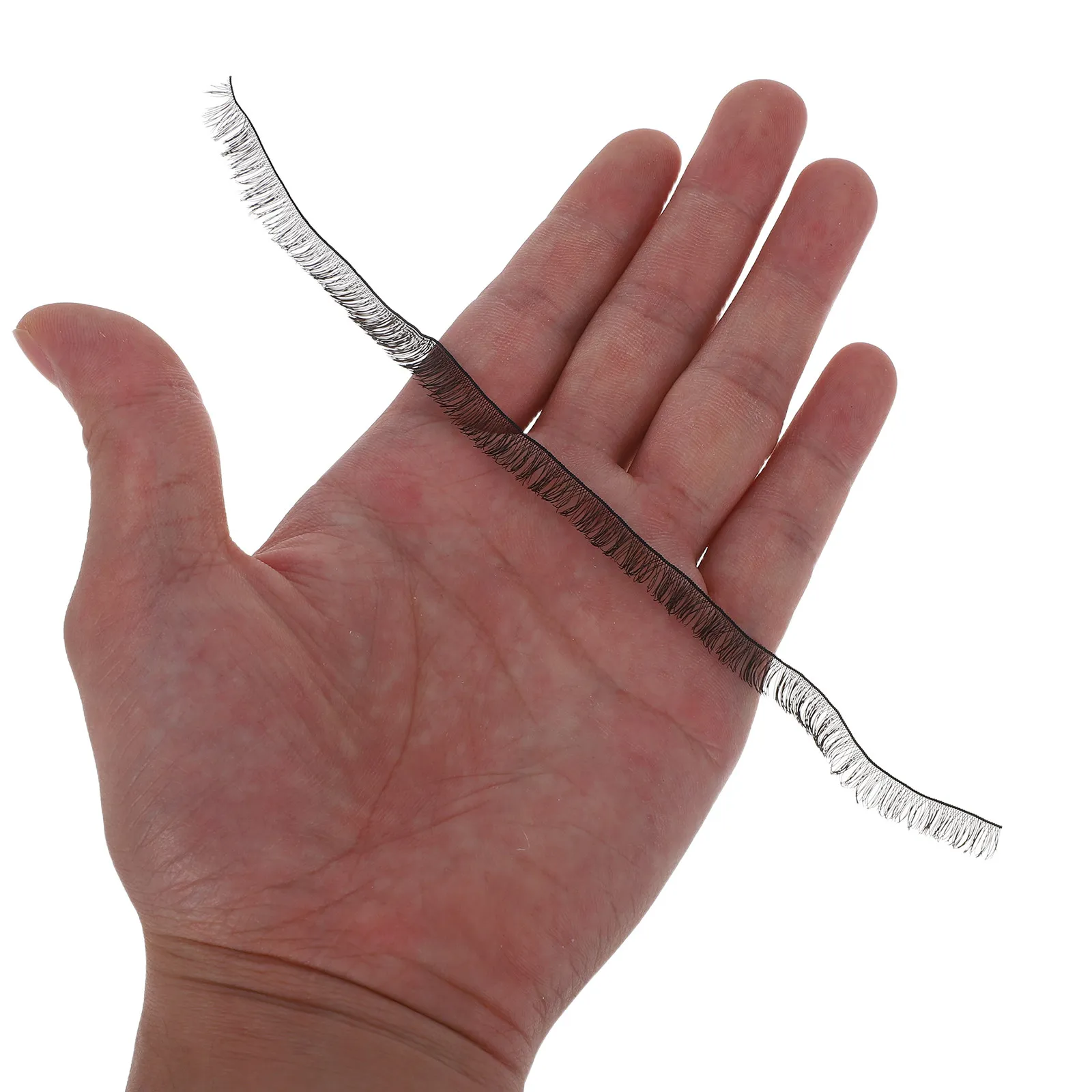 

30Pcs Handmade Eyelashes Strips 20Cm Long False Lash Strips Decorative Accessories for DIY Crafts Stuffed Animal Makeup Supplies