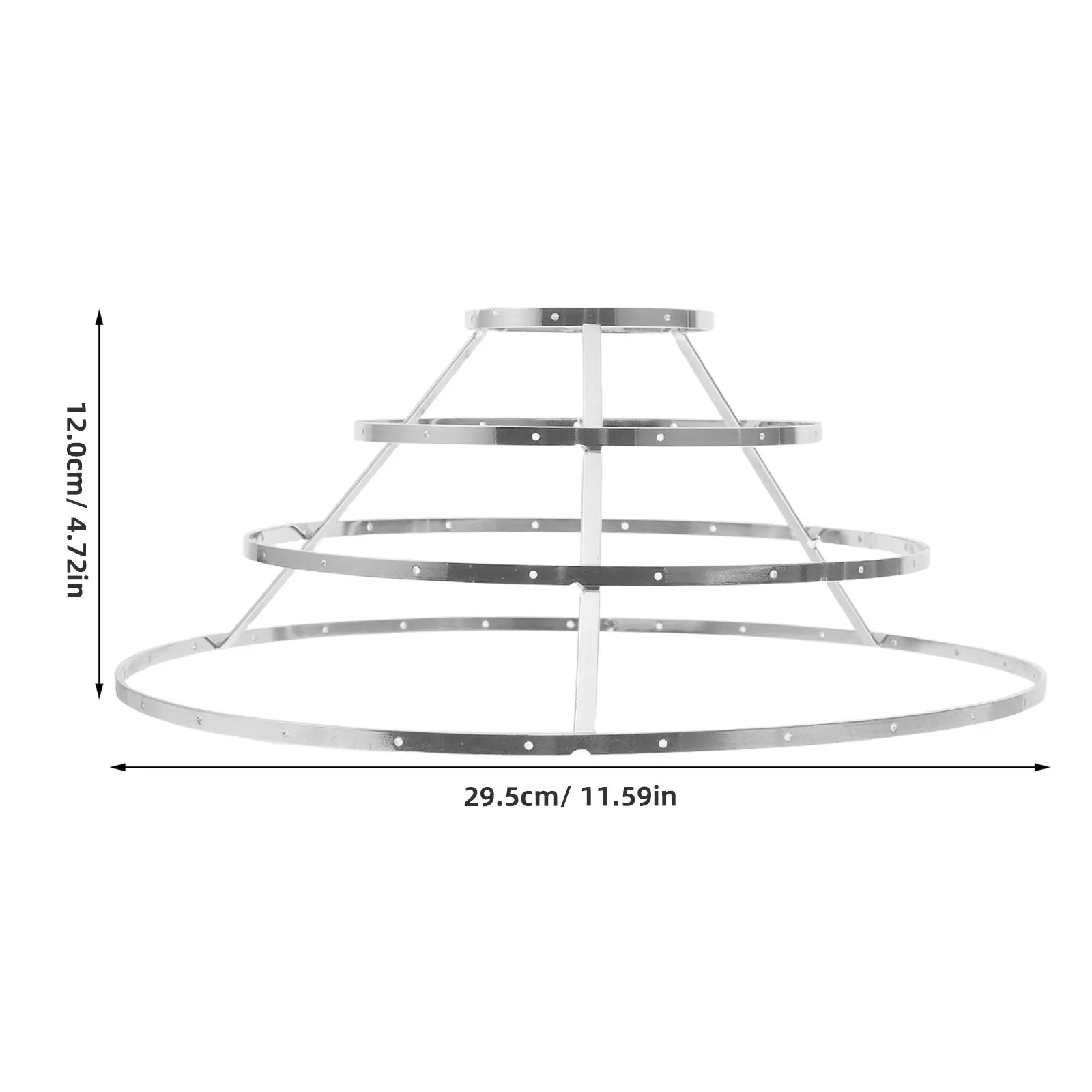 Lampshade Wire Frame DIY Iron Lamp Shade Holder 8 15 22 295Cm Pendant Ceiling Light Frame Large Lamp Shade Craft Kit