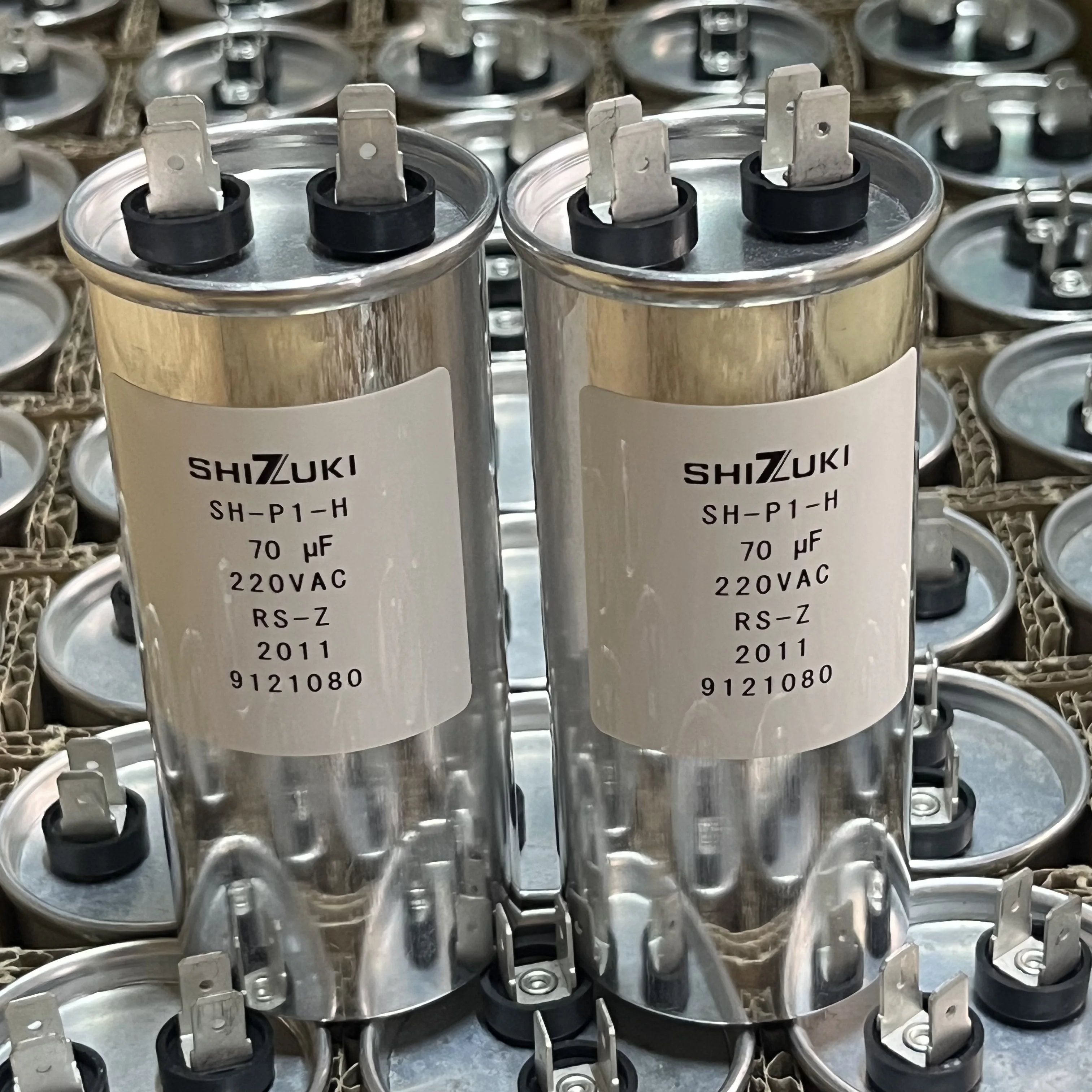 2 PÇS/LOTE SHIZU SH-P1-H 70UF 220VAC 220V AC RS-Z 45mmX100mm capacitor imerso em óleo de partida do motor