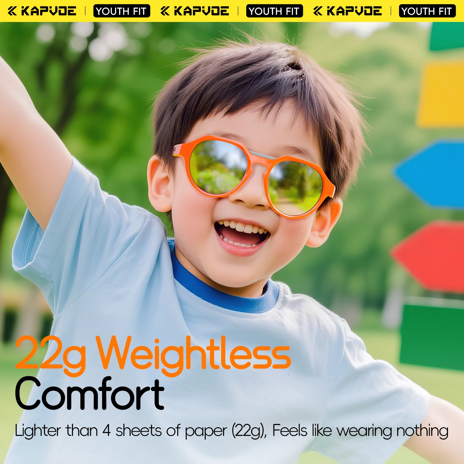 KAPVOE Children Glasses Sports - Golf Equipment Kids recension och pris