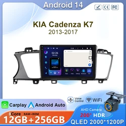 Car Radio For KIA Cadenza K7 2013-2017 Android all-in-one Multimedia Video Navigation GPS Head Unit Stereo No 2din 2 din WiFi BT