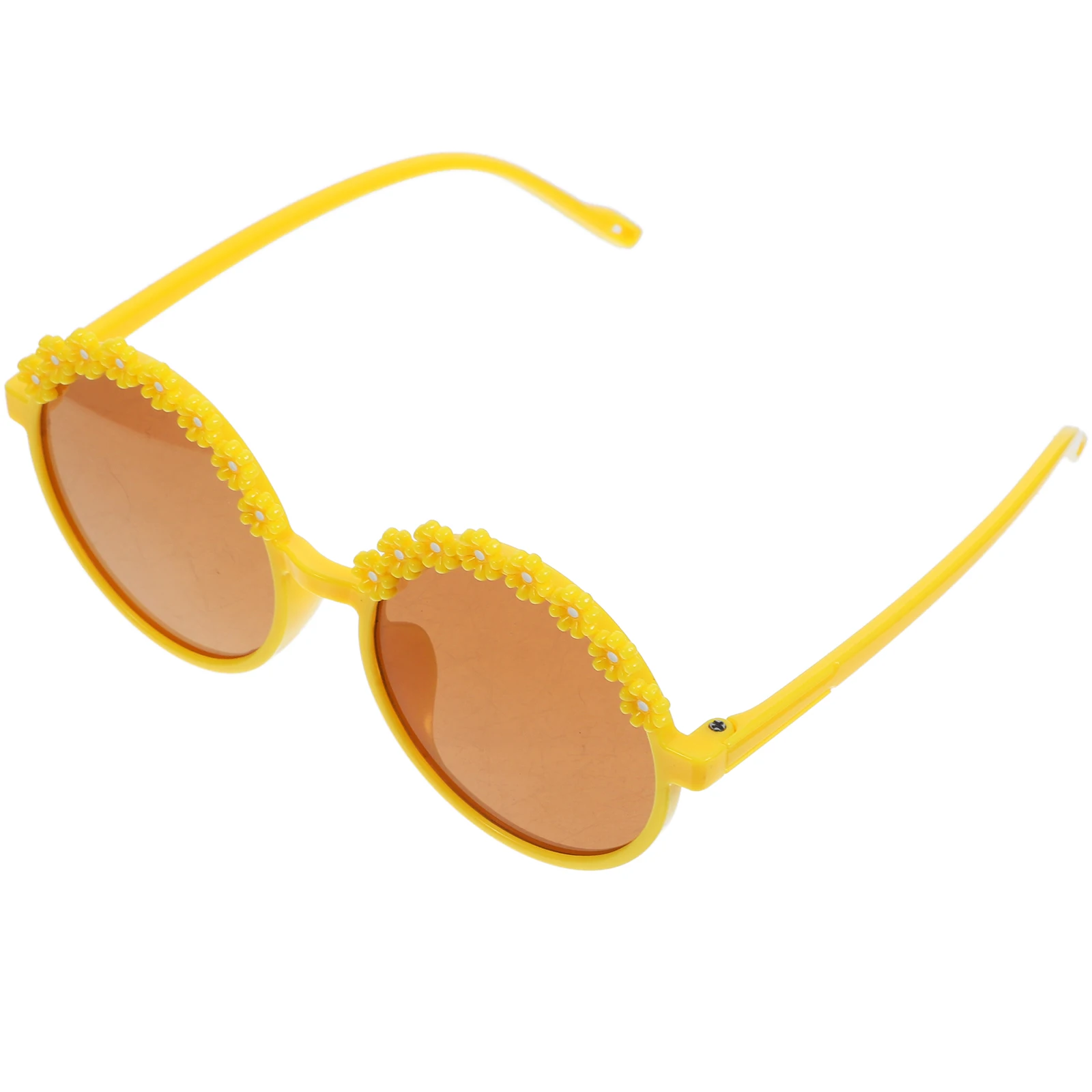 

1 Pair Sunglasses Flower Design Party Glasses Decorative Creative Girls Lightweight Comfortable Durable Eyewear Party