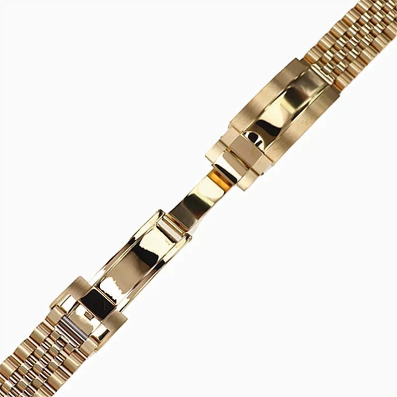 High quality  Jubilee model stainless steel watch strap wristband for nh35nh36 Oyster Perpetual logbook case bracelet 20mm