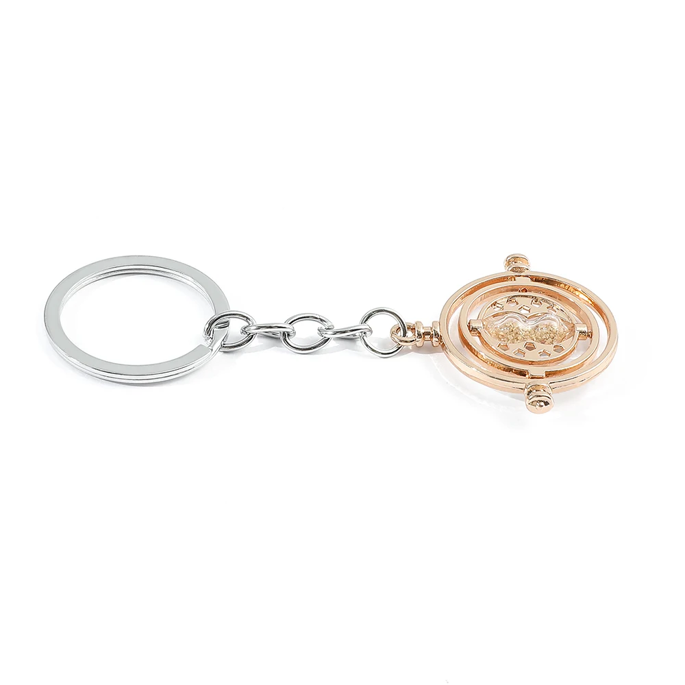 هدايا إكسسوارات مجوهرات قلادة حقيبة حامل مفاتيح سيارة سلسلة مفاتيح محول وقت رملية هوجورتس معدنية - 2