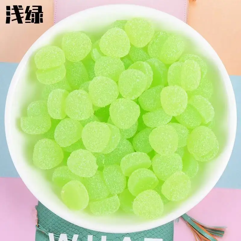 50/100/200/500/1000pcs/bag Candy Mini Peach Heart Resin Crafts DIY Earrings Material Fake Gummy Hairpin Decoration