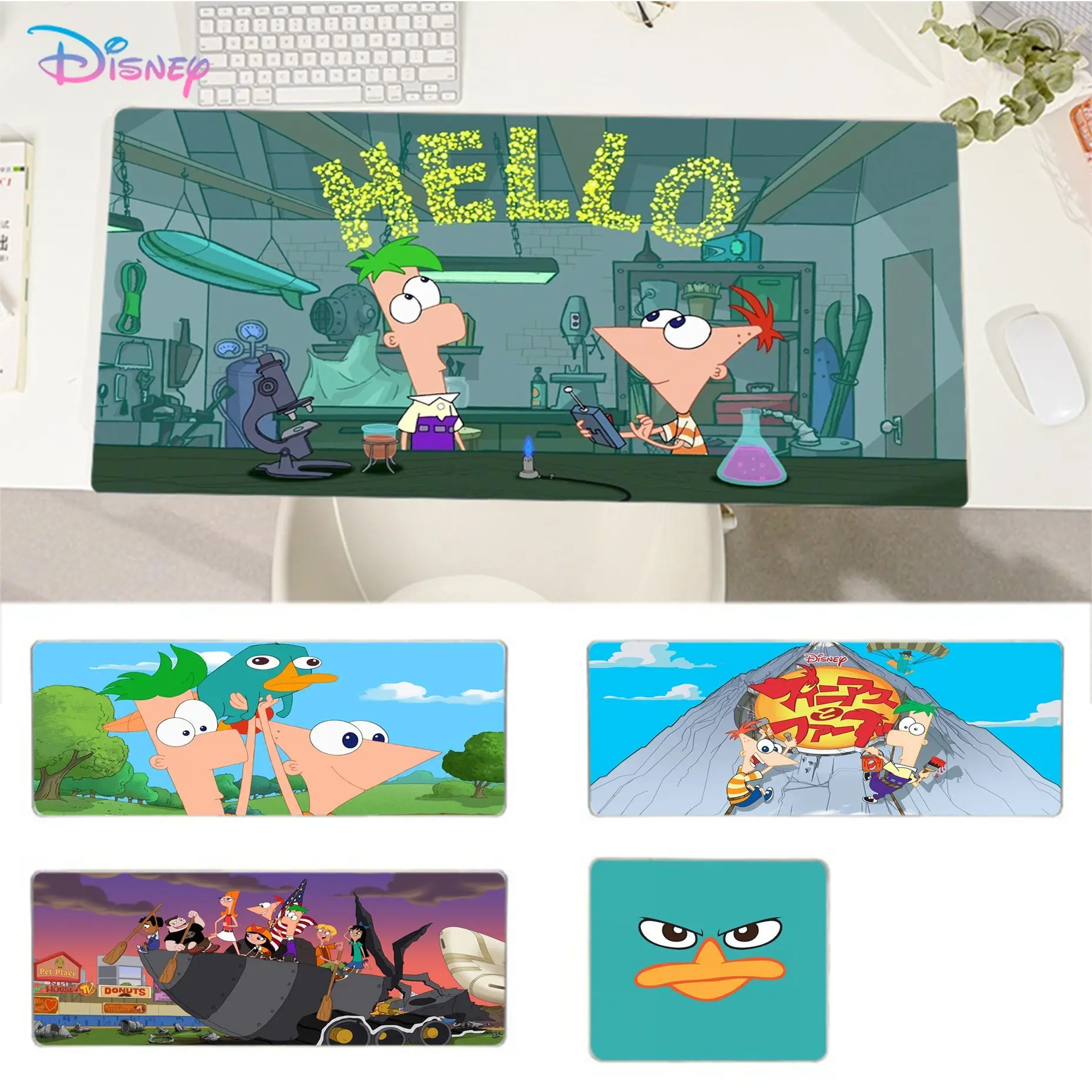 

Disney Phineas And Ferb Mousepad New Arrivals Gamer Speed Mice Retail Small Rubber Mousepad Size For Big CSGO Desktop PC Laptop