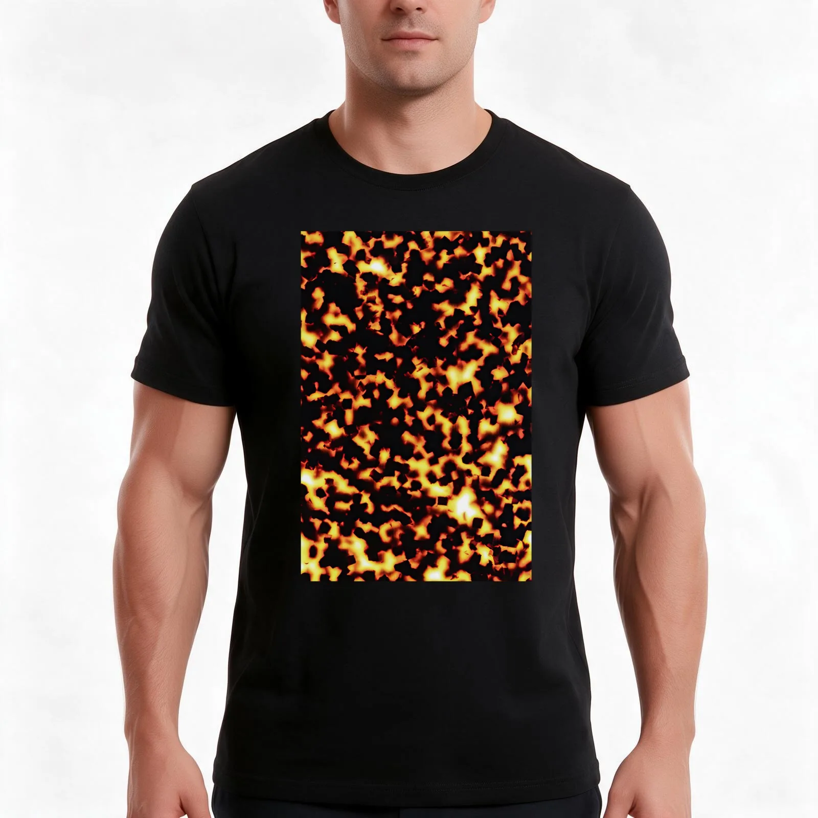 Tortoise Shell I T-Shirt, Summer Casual Cotton Tee, Oversized Streetwear Tops, Vintage Graphic Print, Loose Fit Short Sleeve
