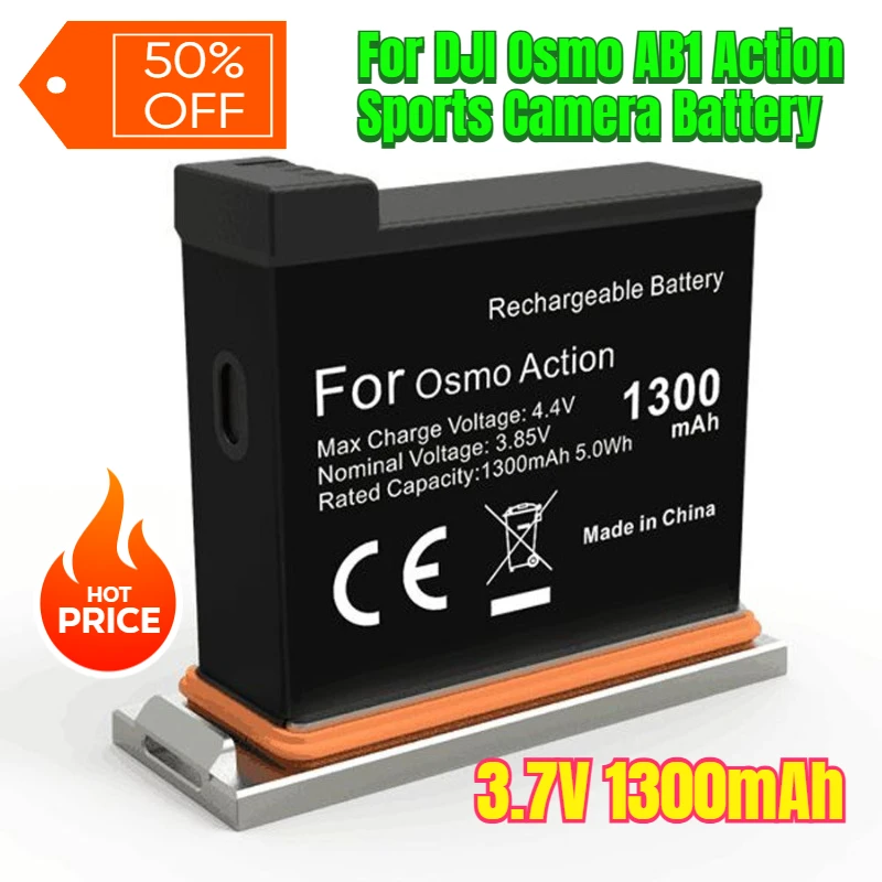 

3.7V 1300mAh for DJI Osmo AB1 Action Sports Camera Battery