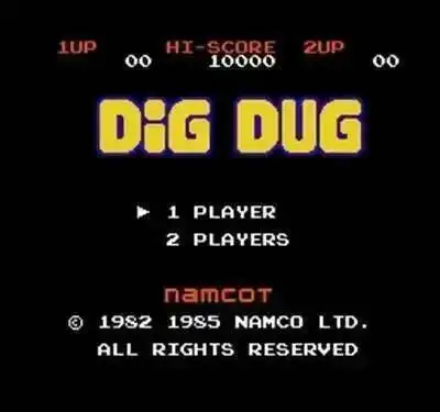 

Dig Dug 60 Pin Game Card Free Region For 8 Bit Video Game Player