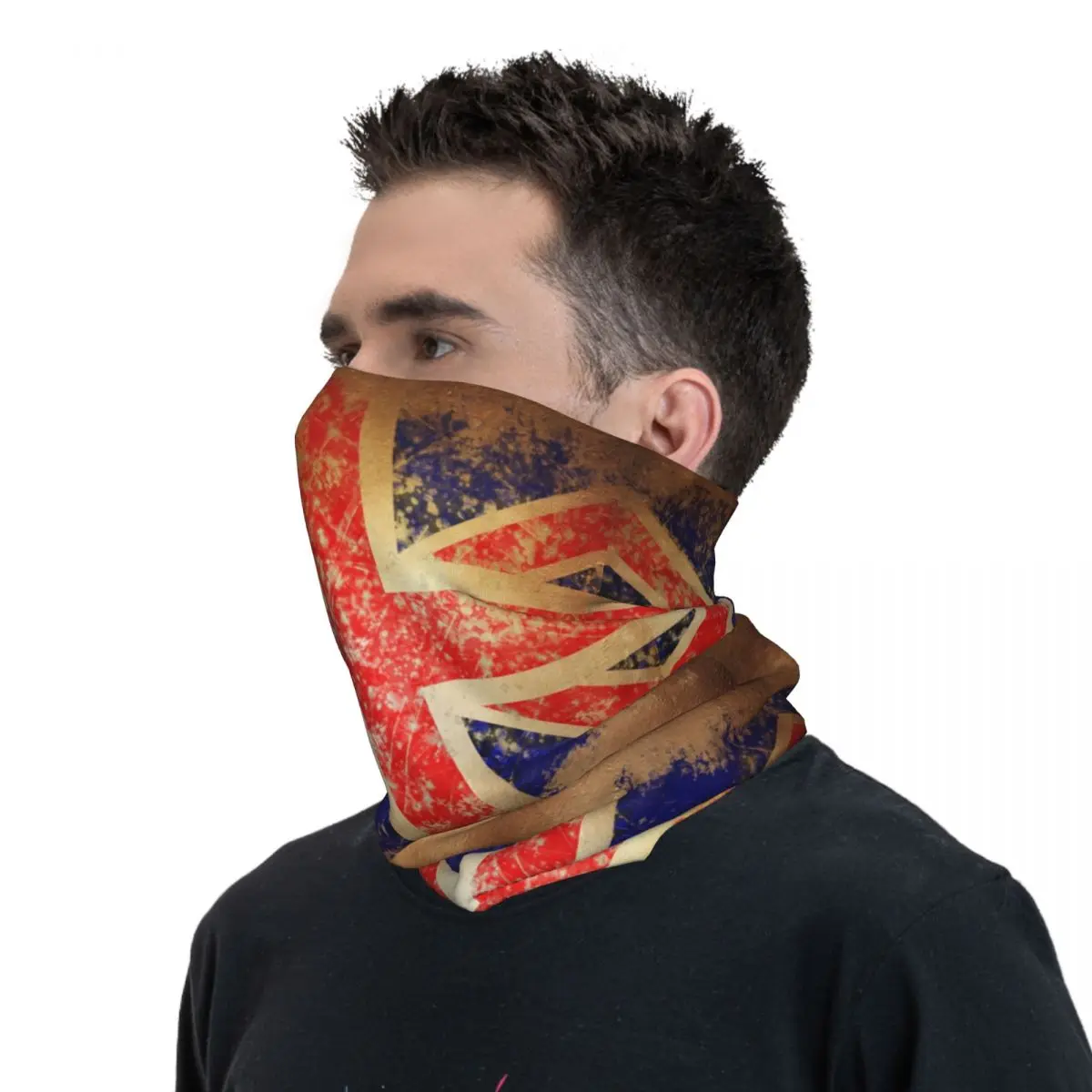 Union Jack Balaclava Hiking Camping Symbol National Cycling Mask Anti-UV Neck Warmer Tactical Mask Autumn Cool Neck Gaiter