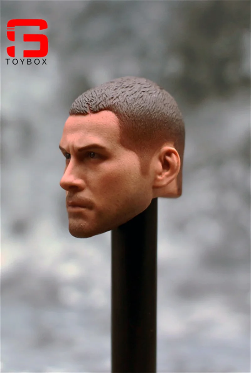 W magazynie A-31 1/6 Skala Jake Gyllenhaal Head Sculpt PVC Male Soldier Head Carving Fit 12'' Action Figure Body Dolls