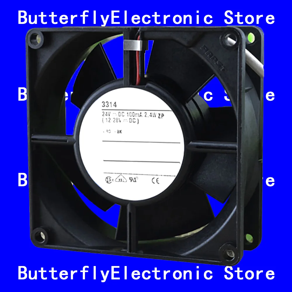 

НОВЫЙ ОРИГИНАЛЬНЫЙ ВЕНТИЛЯТОР 3314 24 В постоянного тока 2,4 Вт 9232 92*92*32 мм 9 см