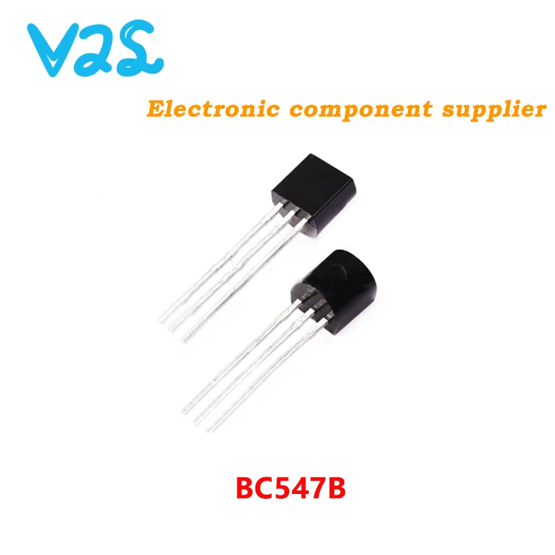 BC547B BC547 547B TO-92 TO92 IC, 100% novo, 100 PCes