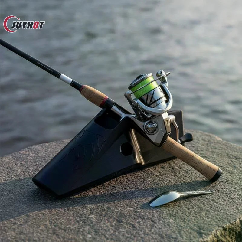Portable 3D Fishing Rod Holder Belt - Hands-Free Rod Suitable For Left/Right-Handed Anglers, For Use, Kayaks, & Hunting Gear