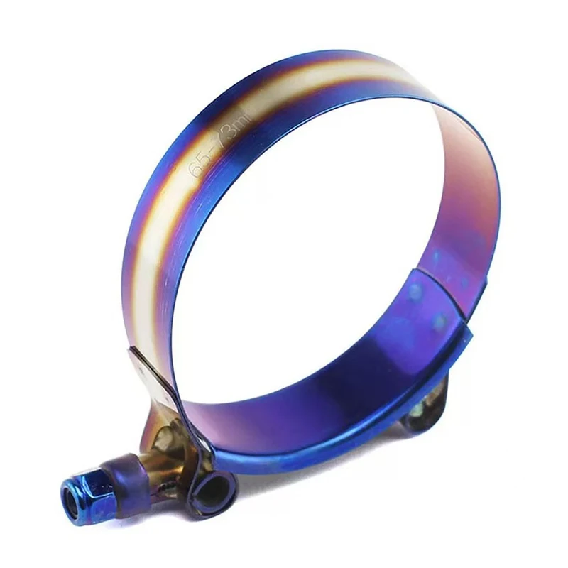 Verstellbarer Rohrbefestigungsclip Universelle Schlauchklemme Titanblau 40mm bis 97mm Schlauchklemmen-Set Edelstahl 1,57" bis 3,81" – Detail 8