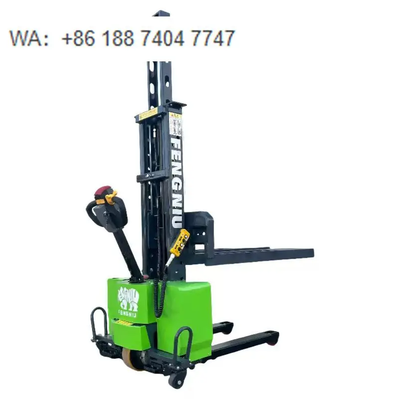 Hot sale hydraulic manual forklift with fork, electric stacker, small 2 ton electric pallet forklift,