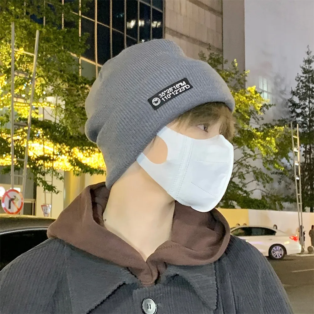 العصرية الكورية نمط الشتاء غطاء للأذنين يندبروف التزلج الرجال محبوك قبعة سميكة الدراجات قبعة صغيرة دافئة للجنسين