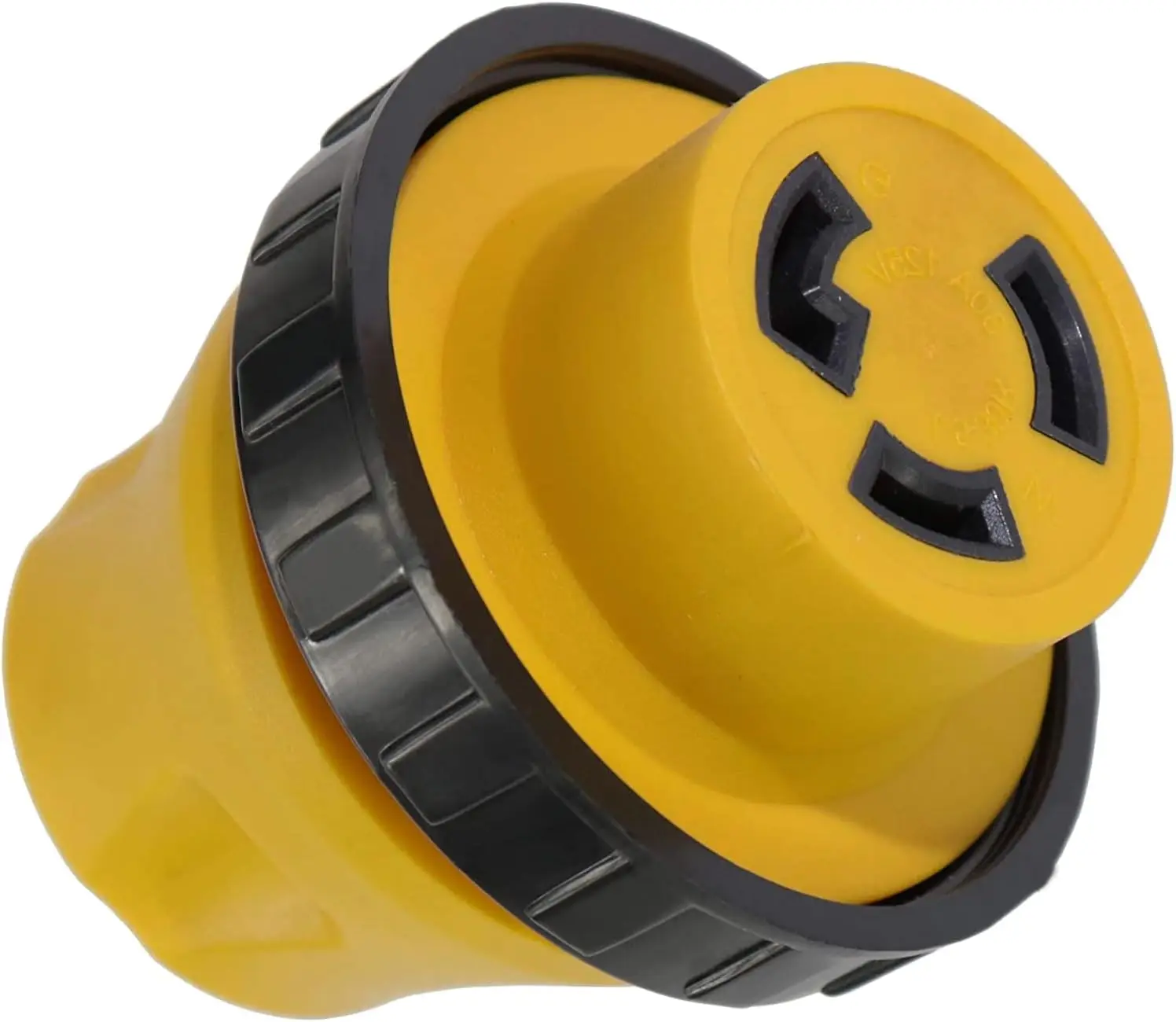 

Rv Cable Electrical Locking Pter Converter Plug Socket Connector 15A Male To 30A Female 3-Prong 125V