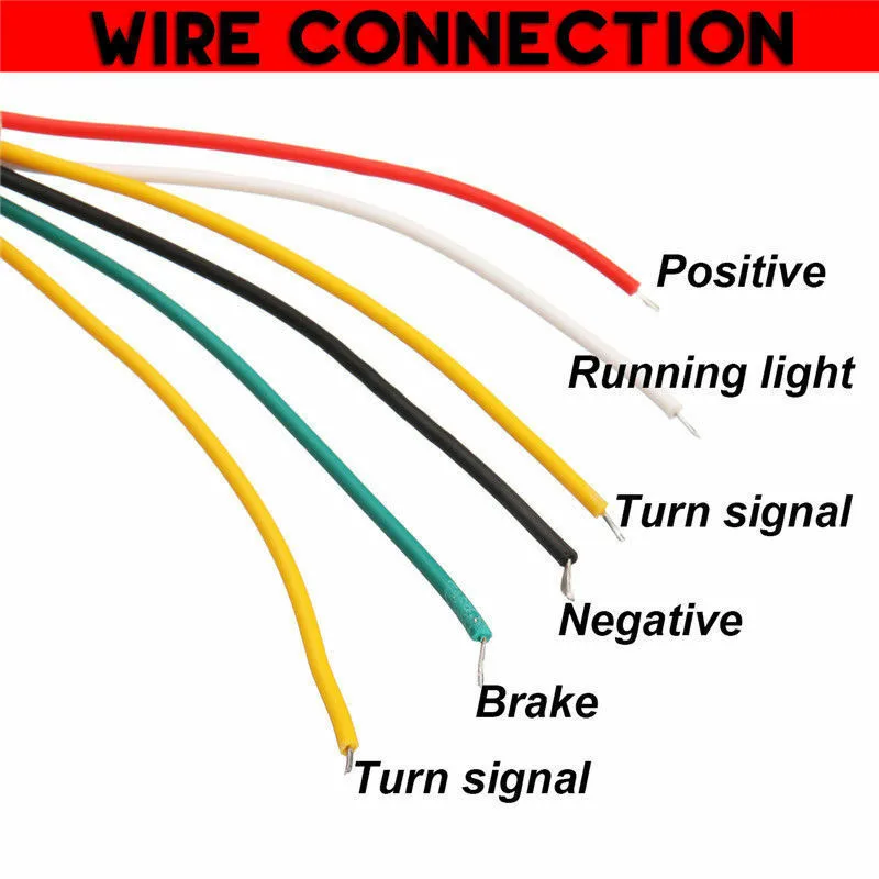 Reliable and Efficient Motorcycle LED Sequential Switchback Light Tail Brake Turn Signal Long lasting Performance