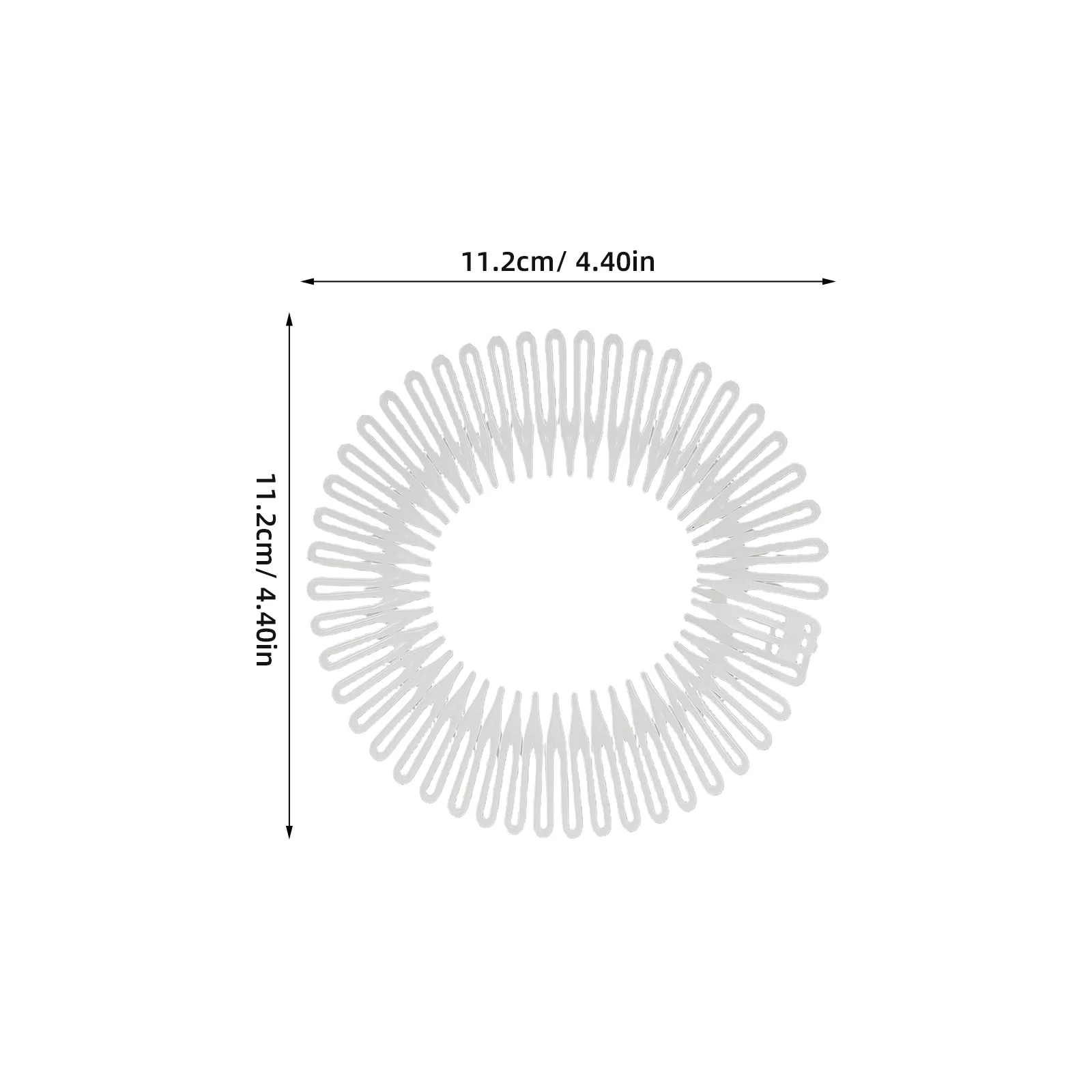 12 قطعة من أمشاط الشعر المرنة غير المرئية، عصابة رأس قابلة للتعديل للنساء، ملحقات تصفيف الشعر المحمولة، حزمة مشط #3