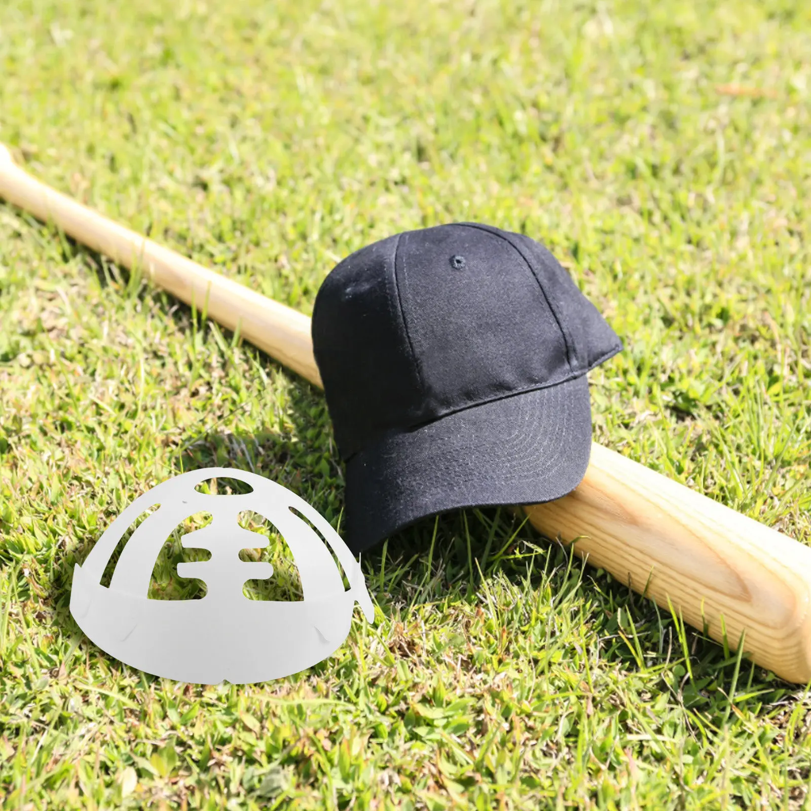 25Pcs Baseball Cap Insert Supports Plastic Hat Brim Shapers for Shape Preservation Hat Support Pad Breathable Comfort