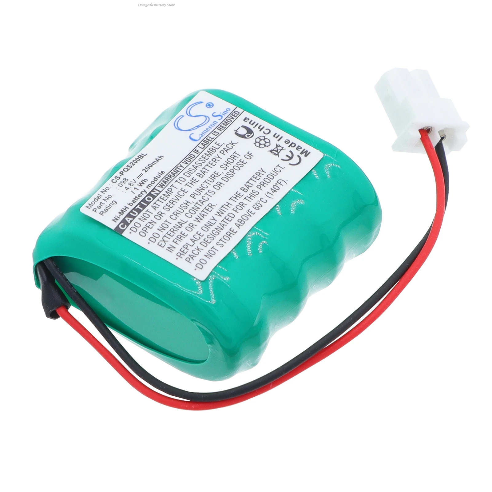 Replacement 4.8V 200mAh Barcode Scanner Battery 31203342-01 for PSC Quick Check 150 200 For HandHeld Quick Check QC150 QC200
