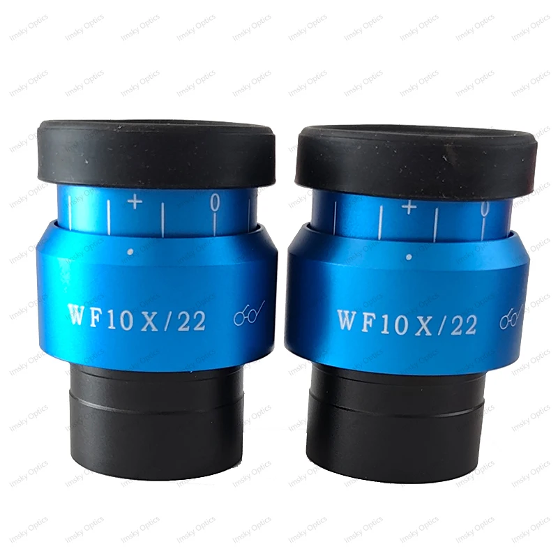 2 szt. WF10X 15X WF20X/12MM regulowany okular szerokokadłubowy okular soczewka na oko 30mm interfejs lornetka okular mikroskopu stereo — zdjęcie 6