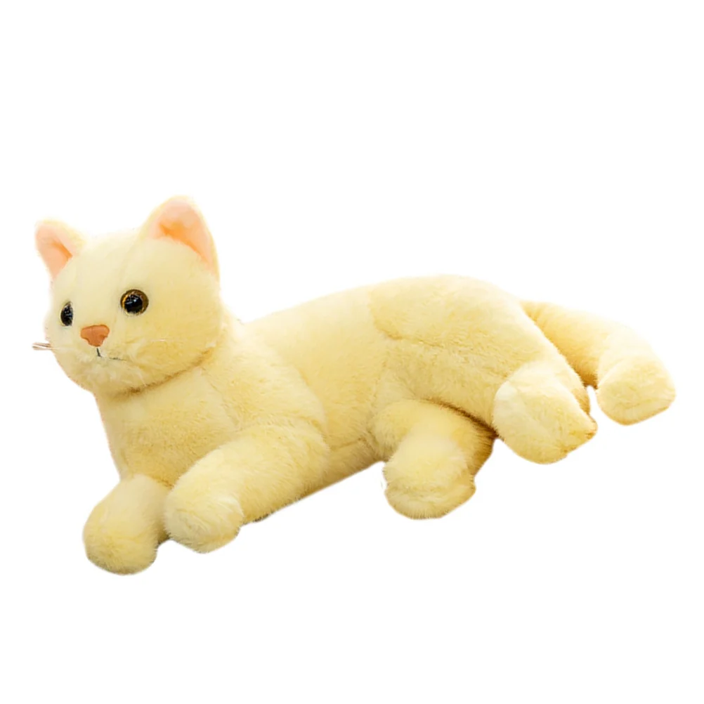 

Cat Plush Toy Kitten for Party Favor Realistic Kids Birthday Cartoon Stuffed Animal Lifelike Boys