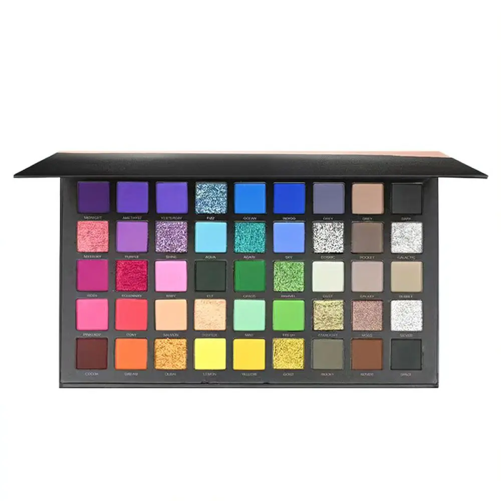 For HDKT Makeup Eyeshadow Palette 45 Shades Matte Shimmer Texture Pigmented Powder Professional Cosmetics For Stage Styles