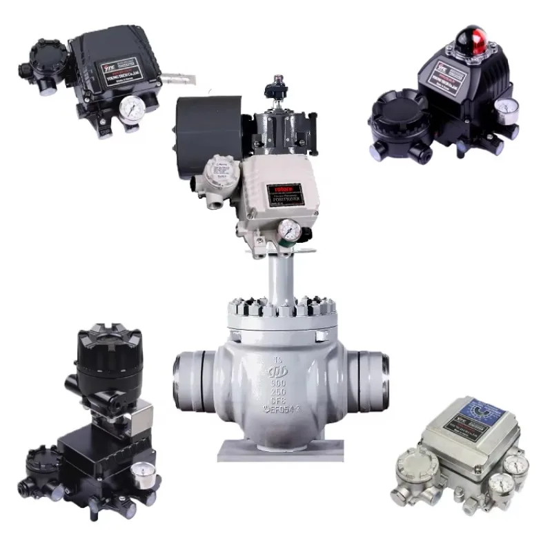 

Korea YTC Positioner YT-1000 the ROTORK Series Smart Electric Actuator With Control Valve for Valve Positioner Stock Price
