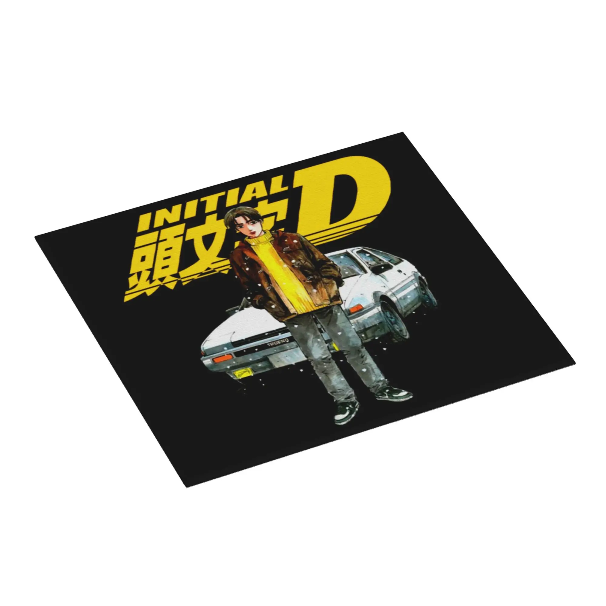 Drying Mat For Kitchen Anime Initial D Mountain Drift Racing Barware Tableware Oil Proof Washable Kitchen Sink Drying Pad