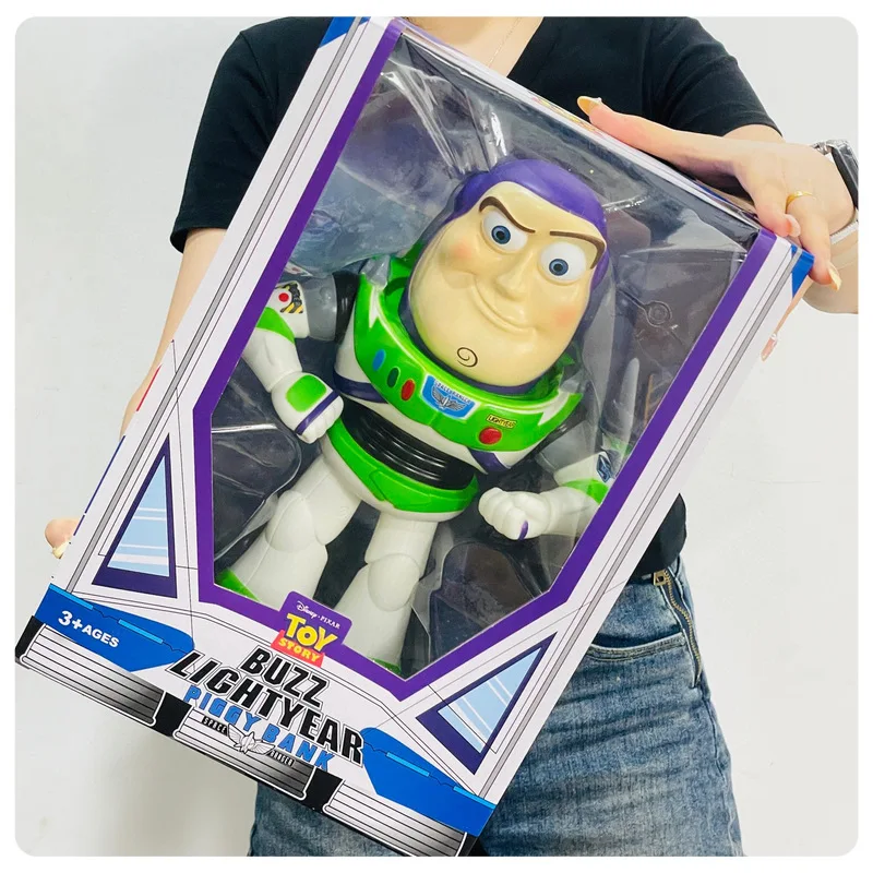 Disney Animated Toy Action Figure Buzz Lightyear PVC Collectible Moving Model Display Piece Toy Story Themed Collectables