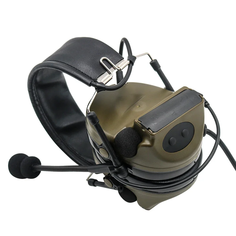 Elektronisches Airsoft-Headset COMTA II Taktisches Headset Military Airsoft Noise Reduction Pickup Gehörschutz Kopfhörer FG