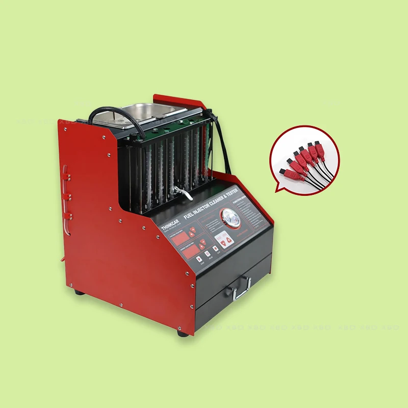 

FUEL INJECTOR CLEANER TESTER combines ultrasonic cleaning technology microcomputer oil pressure