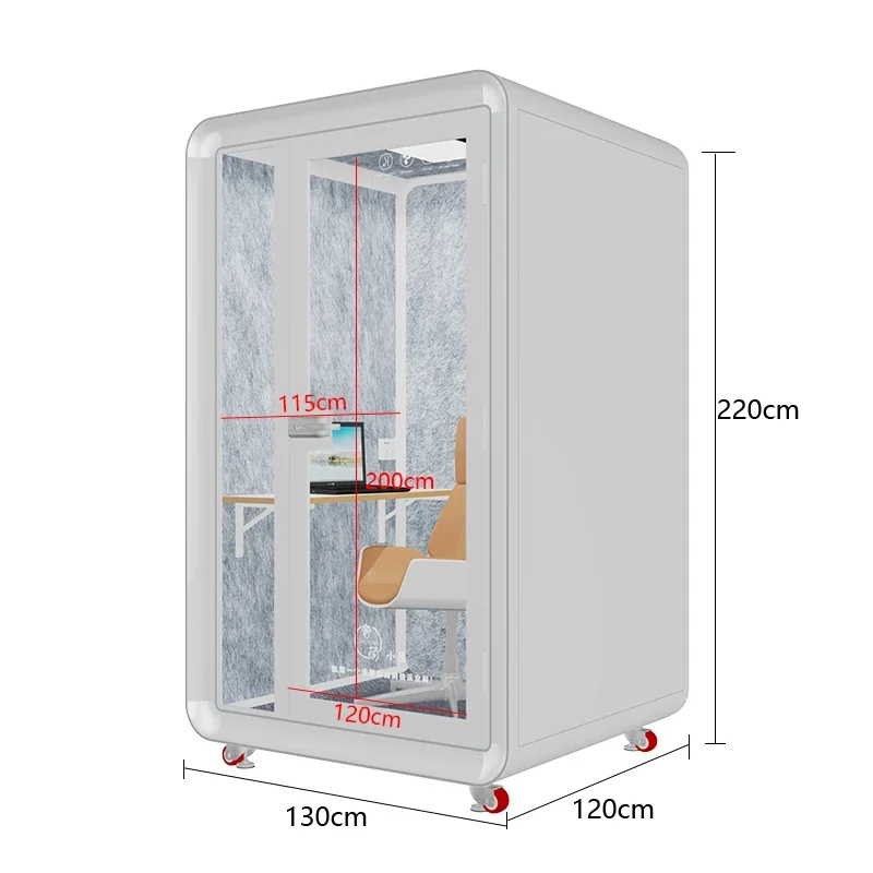 

ss Soundproof room, household phone booth, recording studio, silent warehouse, mobile live stream, negotiation room