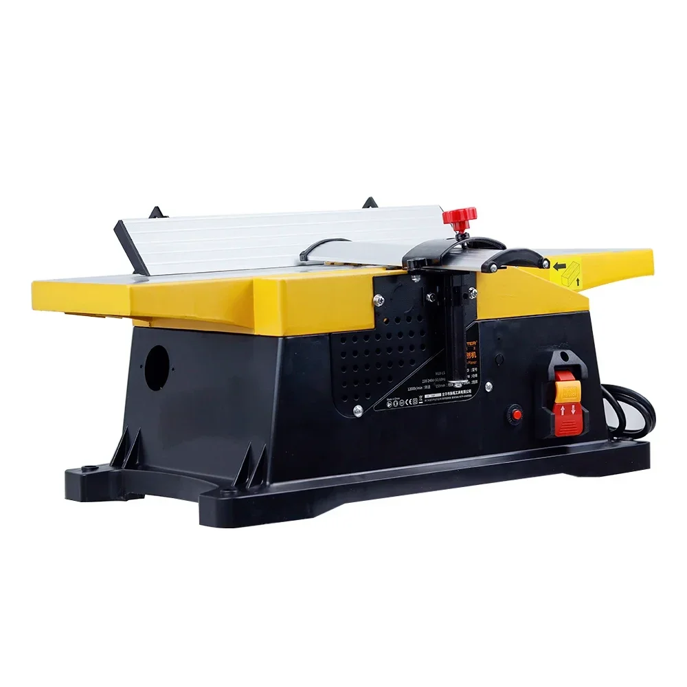 1800W Electric Wood Thicknesser Hand Planer Desktop Multifunctional Woodworking Wood Jointer Carving Power Tools Machine