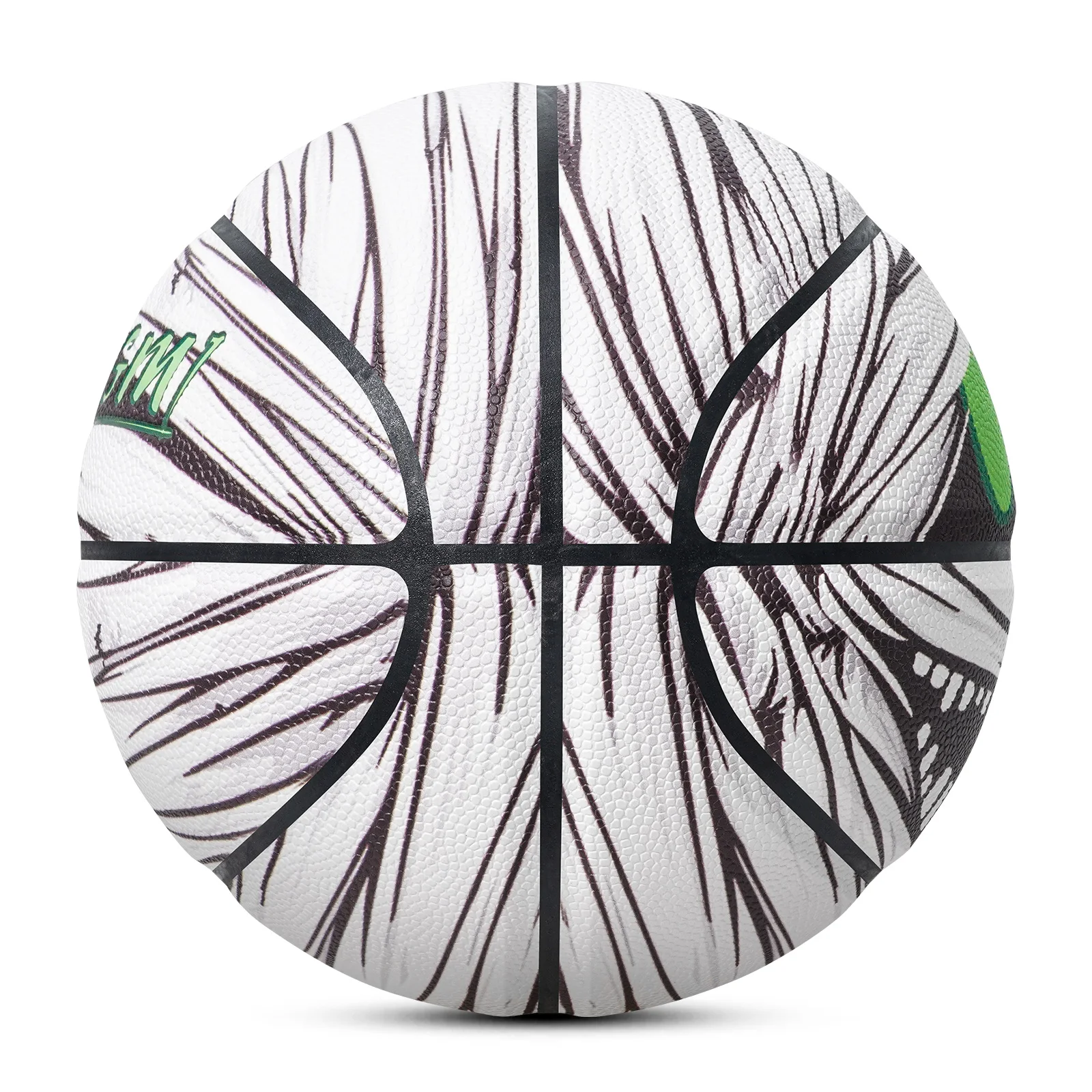 Kuangmi Street Basketball Men's Official Size 7 29.5 นิ้ว สําหรับเกมบาสเก็ตบอลกลางแจ้งและในร่ม KMbb626AA