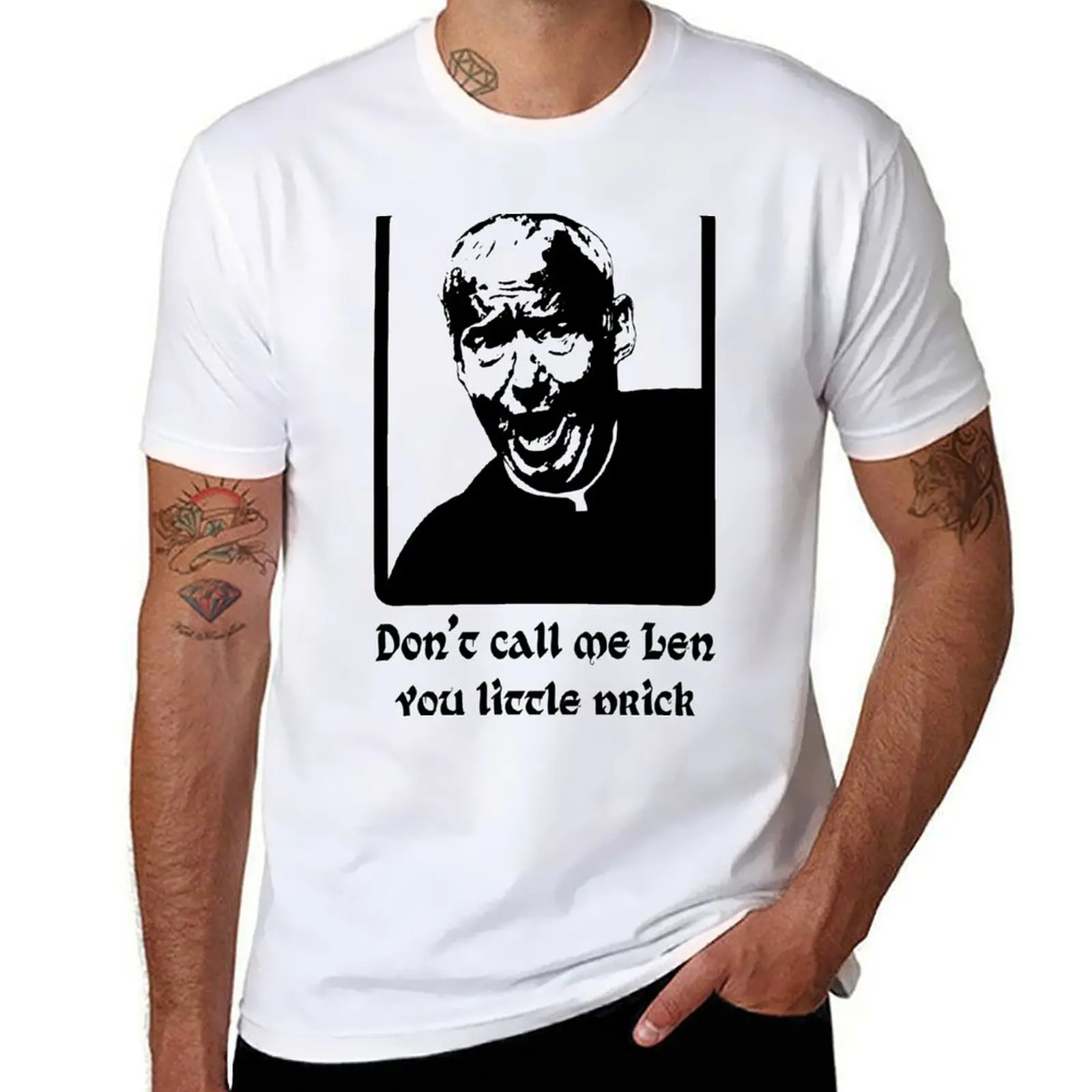 

Don't call me Len T-Shirt t shirts for man slim fit man t shirt summer