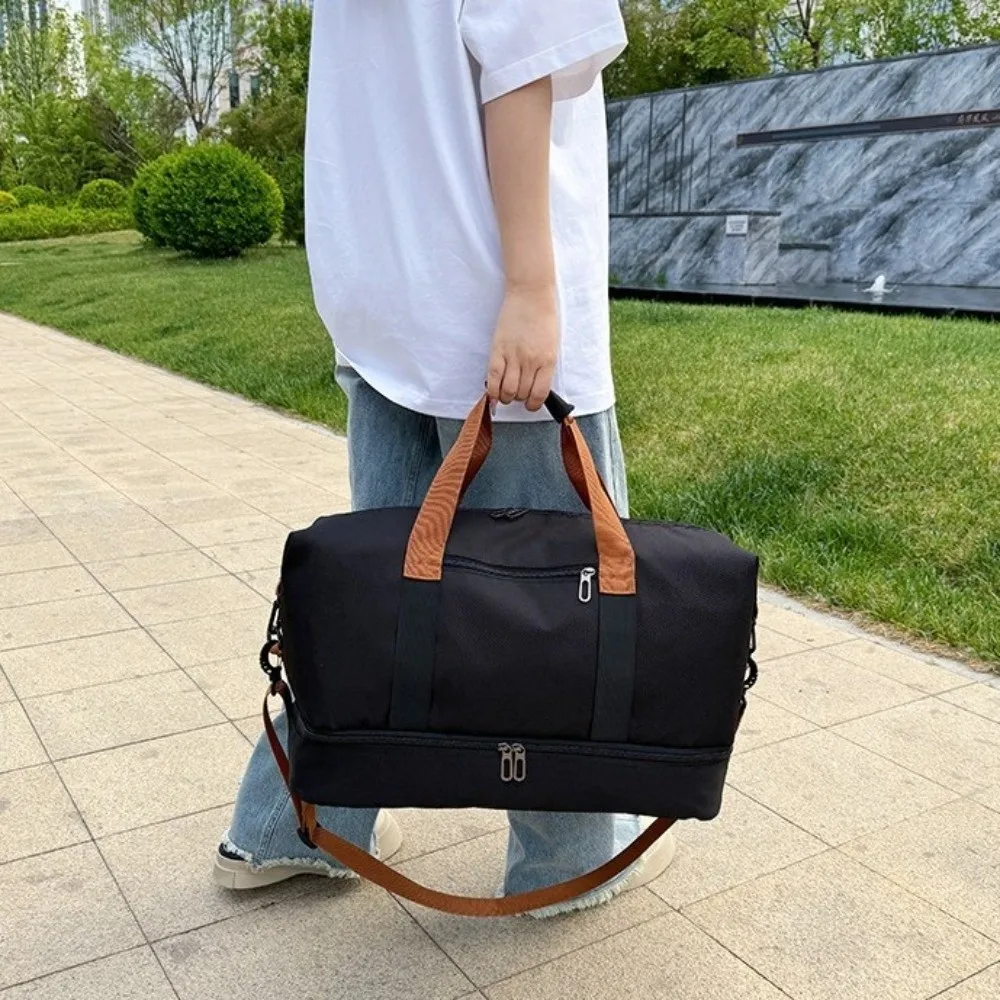 

Large Capacity Short-haul Travel Bag Waterproof Gym Hand Luggage Handbag Single Shoulder Crossbody