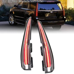 LED Rear Tail Lights For CADILLAC ESCALADE 2007 2008 2009 2010 2011 2012 2013 2014 DRL Brake Lamp Car Accessories Plug and Play