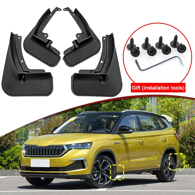 car-styling-for-skoda-kamiq-2018-2022-2023-abs-car-mud-flaps-splash-guard-mudguards-mudflaps-front-rear-fender-auto-accessories